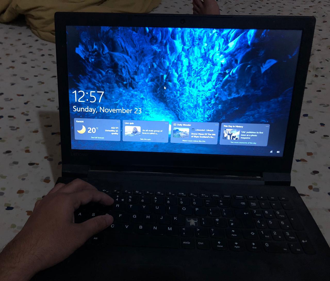 lenovo laptop v110-15isk front view