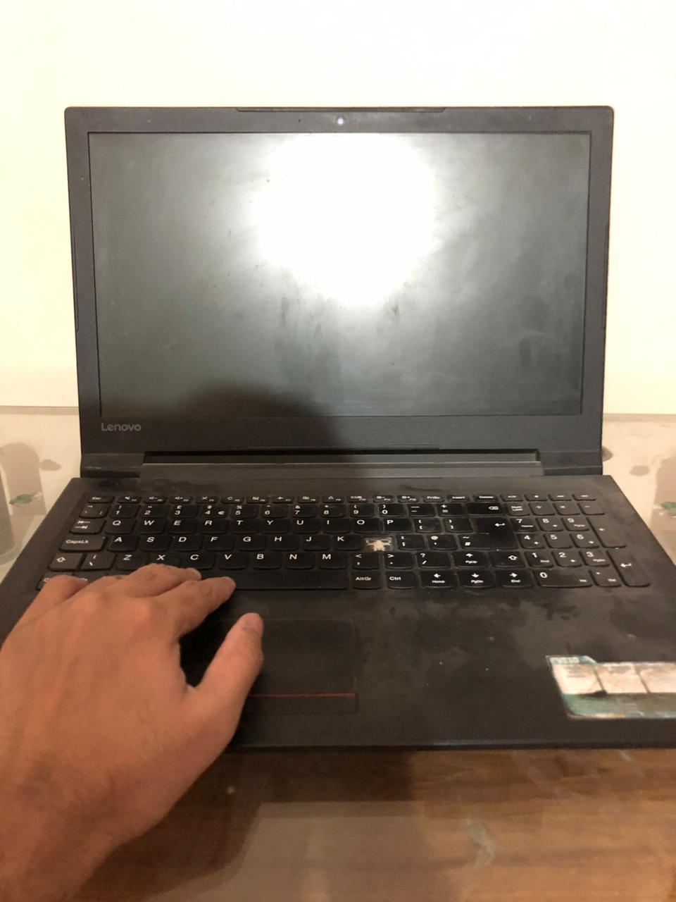 lenovo v110-15isk front view with switched off screen